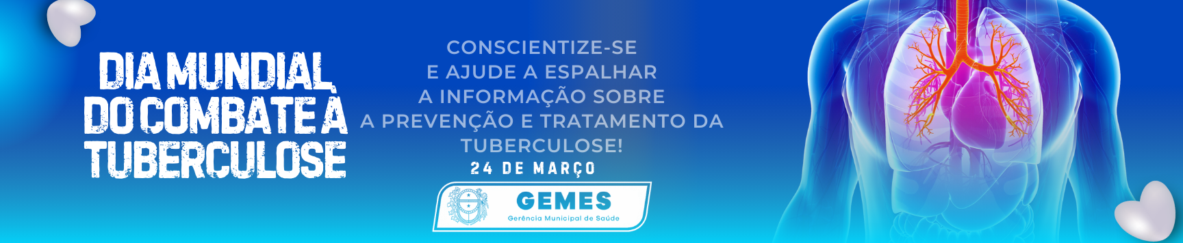 Post instagram dia mundial do combate tuberculose ousado azul 3 
