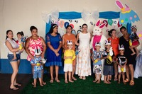 Celebração, acolhimento e muitos sorrisos marcaram a entrega de ovos de Páscoa realizada pela Gerência Municipal de Assistência Social 