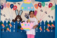 Celebração, acolhimento e muitos sorrisos marcaram a entrega de ovos de Páscoa realizada pela Gerência Municipal de Assistência Social 