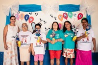 Celebração, acolhimento e muitos sorrisos marcaram a entrega de ovos de Páscoa realizada pela Gerência Municipal de Assistência Social 