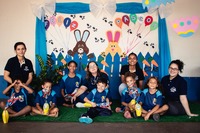 Celebração, acolhimento e muitos sorrisos marcaram a entrega de ovos de Páscoa realizada pela Gerência Municipal de Assistência Social 