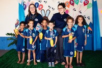 Celebração, acolhimento e muitos sorrisos marcaram a entrega de ovos de Páscoa realizada pela Gerência Municipal de Assistência Social 