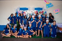 Celebração, acolhimento e muitos sorrisos marcaram a entrega de ovos de Páscoa realizada pela Gerência Municipal de Assistência Social 