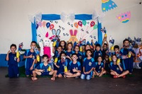 Celebração, acolhimento e muitos sorrisos marcaram a entrega de ovos de Páscoa realizada pela Gerência Municipal de Assistência Social 