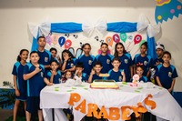 Celebração, acolhimento e muitos sorrisos marcaram a entrega de ovos de Páscoa realizada pela Gerência Municipal de Assistência Social 