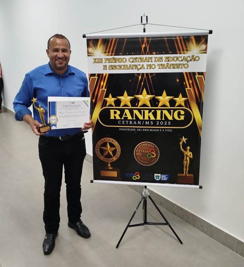 Novo Horizonte do Sul recebe Troféu 5 Estrelas no Ranking CETRAN/MS 2025