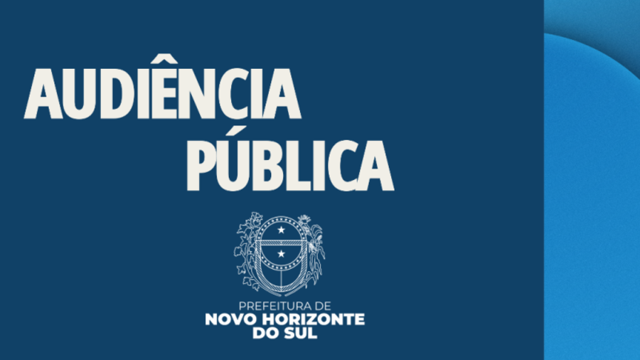 Prefeitura fará audiência pública para “Demonstração das Metas Fiscais do 2º Semestre de 2025” 