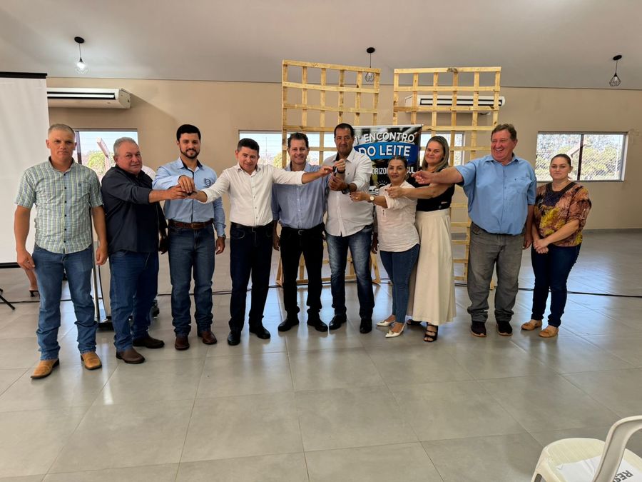 Prefeitura Municipal de Novo Horizonte do Sul realiza 1º Encontro do Leite e lança Programa Mais Leite com investimento superior a R$ 3,5 milhões
