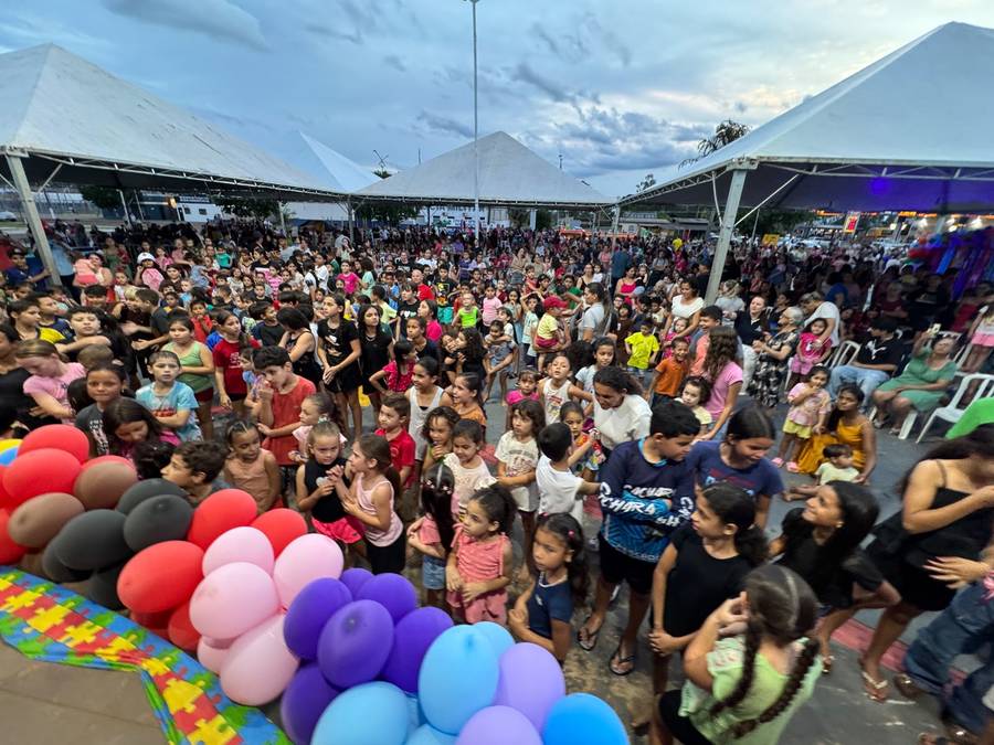 Prefeitura de Novo Horizonte do Sul faz história com megaevento e alegra centenas de crianças
